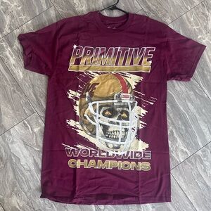 Primitive Maroon Graphic T-Shirt M‎